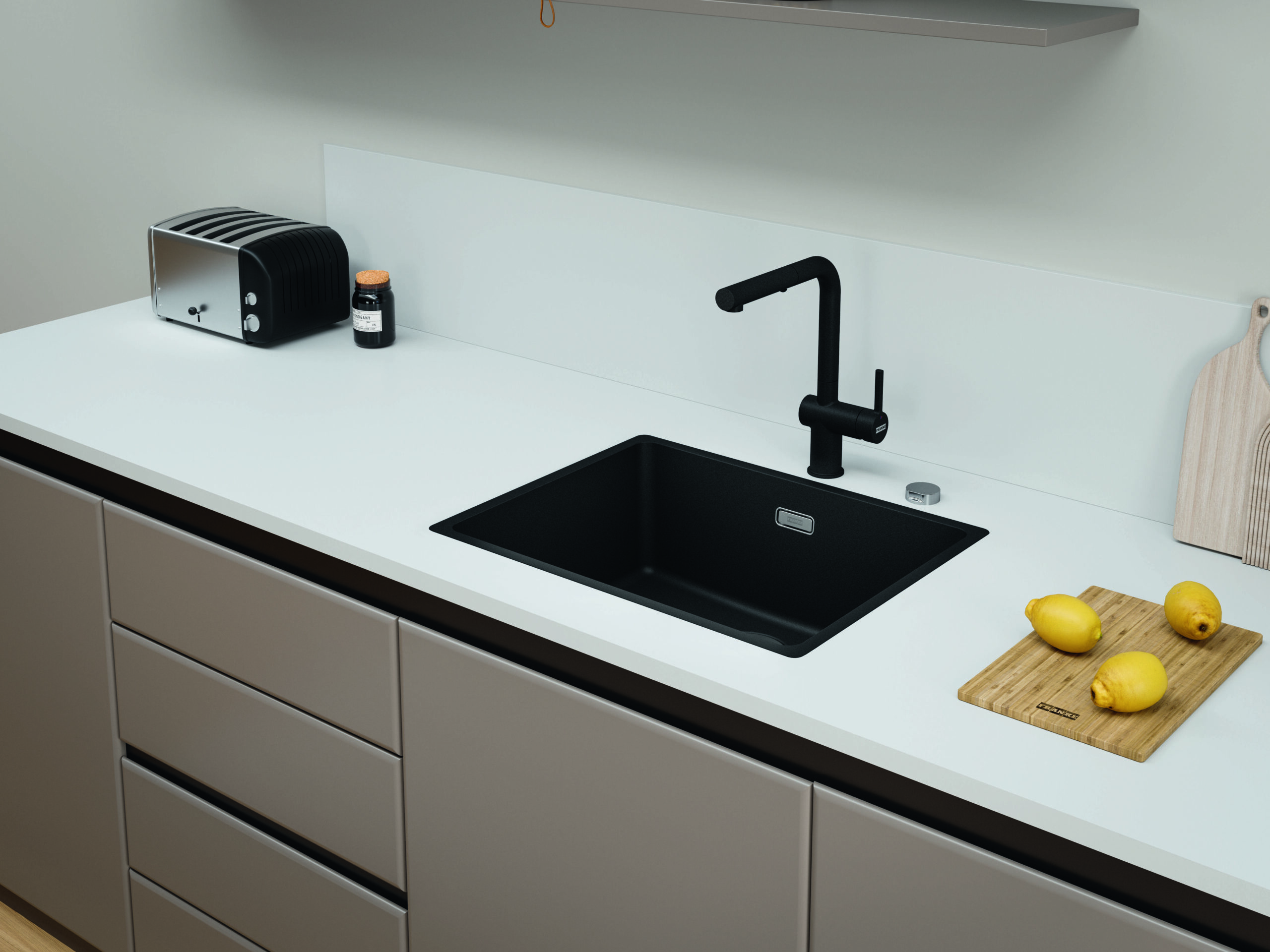 Köögivalamu Maris MRG 210-52 Matte Black - Image 5