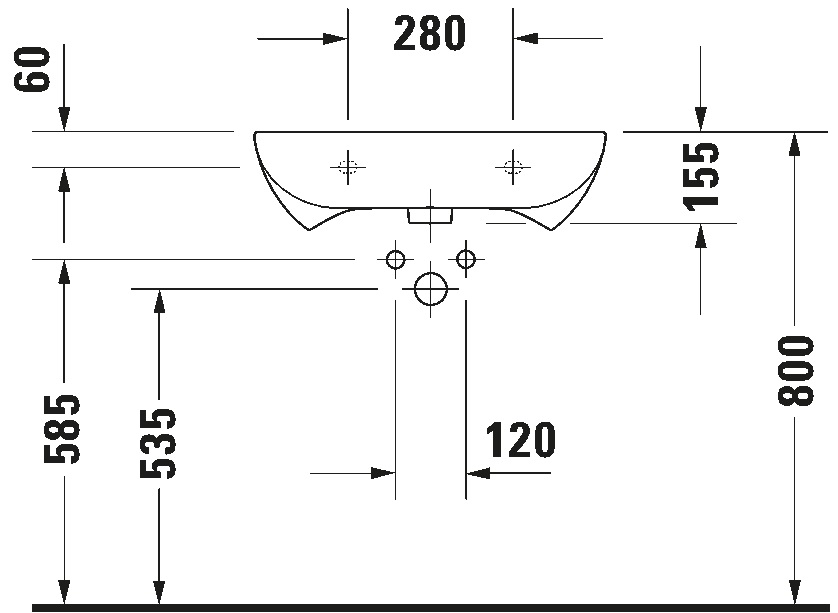 Valamu Vital inva 60cm - Image 4