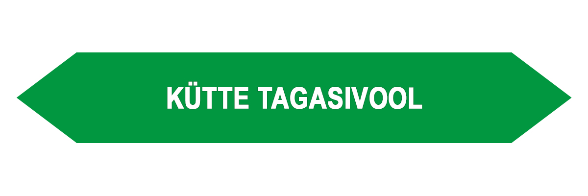 Kleebis KÜTTE TAGASIVOOL 16tk