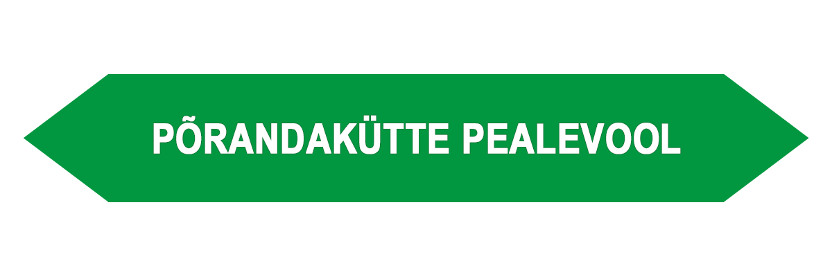 Kleebis PÕRANDAKÜTTE PEALEVOOL 16tk