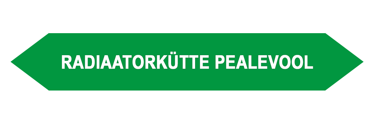 Kleebis RADIAATORKÜTTE PEALEVOOL 16tk