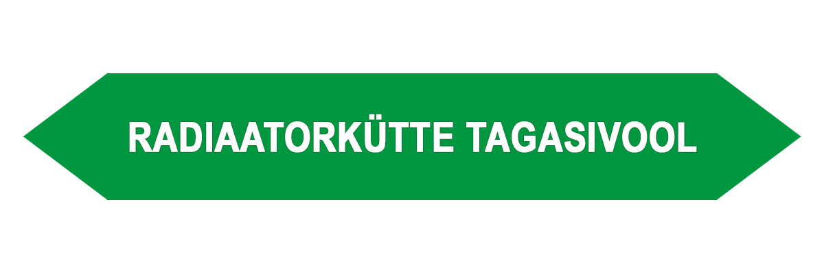 Kleebis RADIAATORKÜTTE TAGASIVOOL 16tk