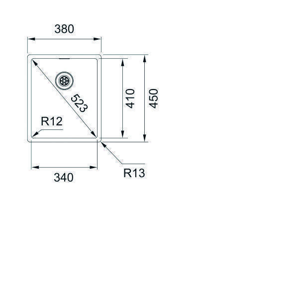 Köögivalamu Franke Box BXX210/110-34 roostevaba teras - Image 2