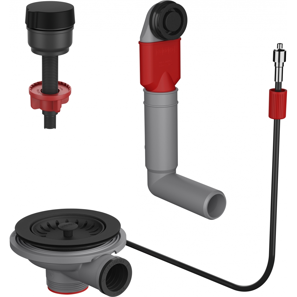 Äravoolukomplekt 3½" nupuga