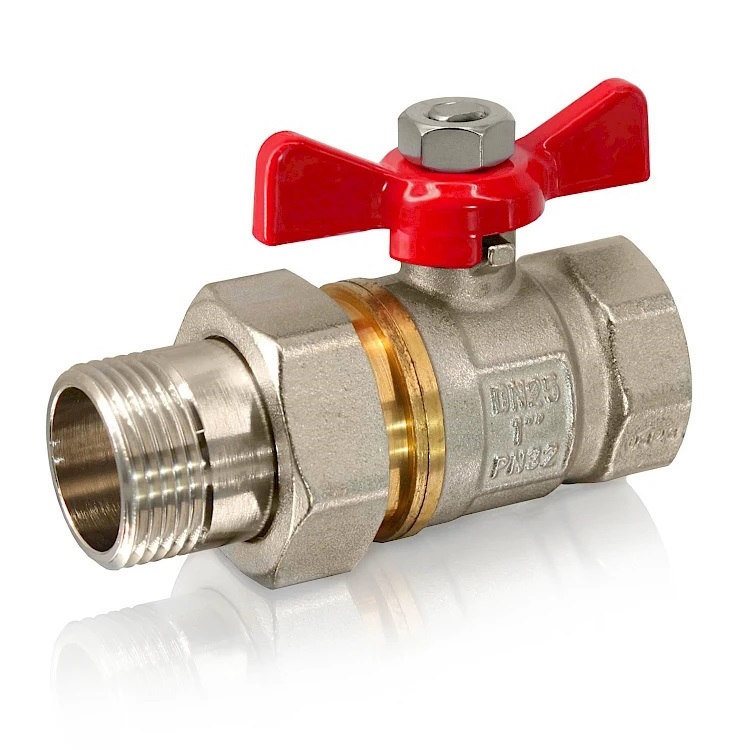 Kuulkraan 1/2" DN15 S/V am. liitmik