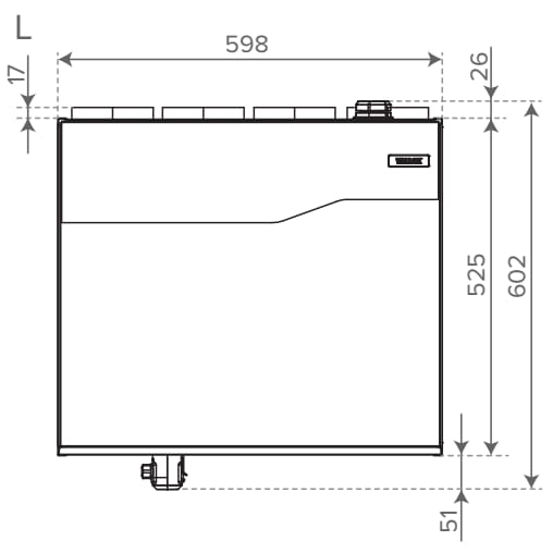 Ventilatsiooniseade 125B MV L - Image 3