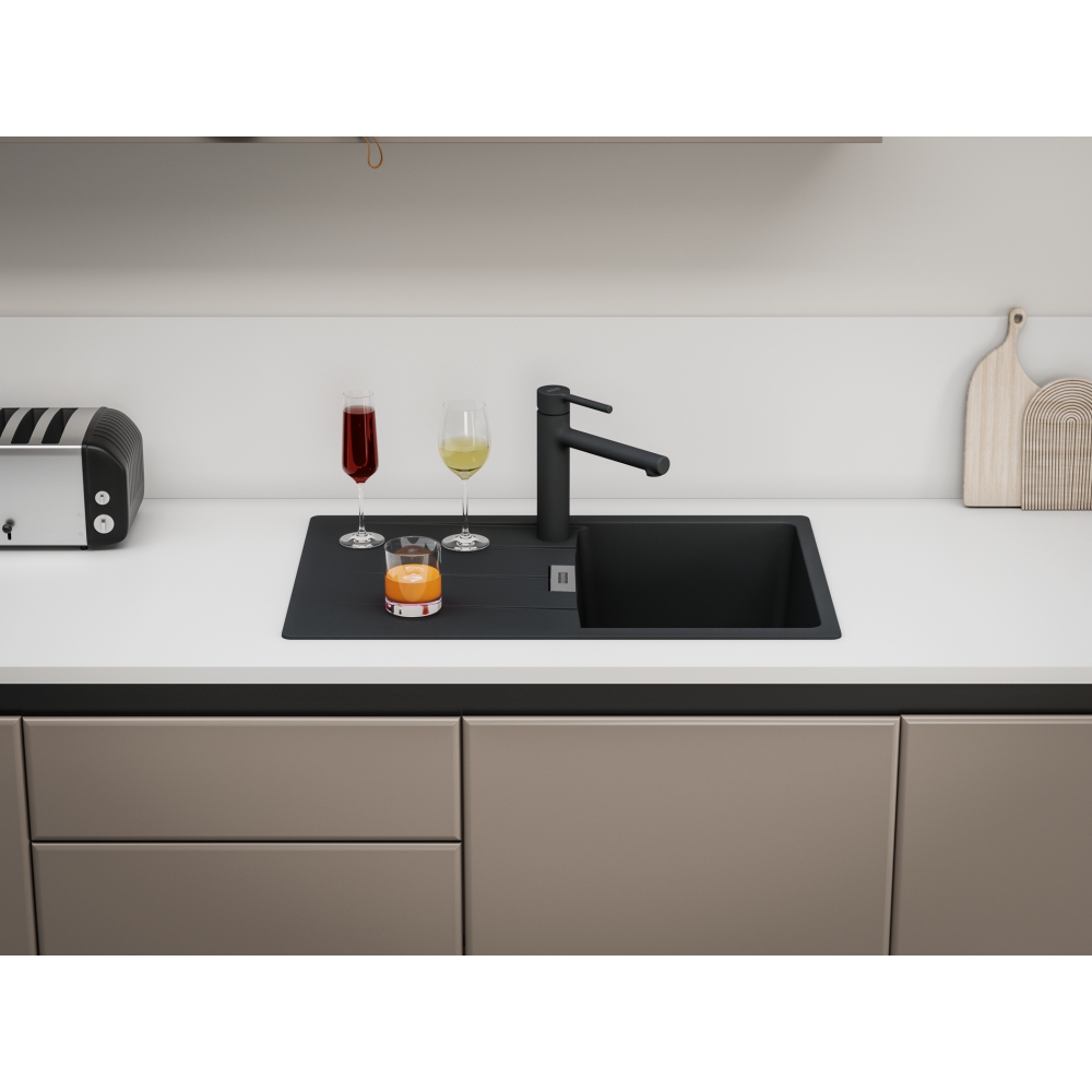 Köögivalamu Centro CNG 611-78 Matte Black - Image 2