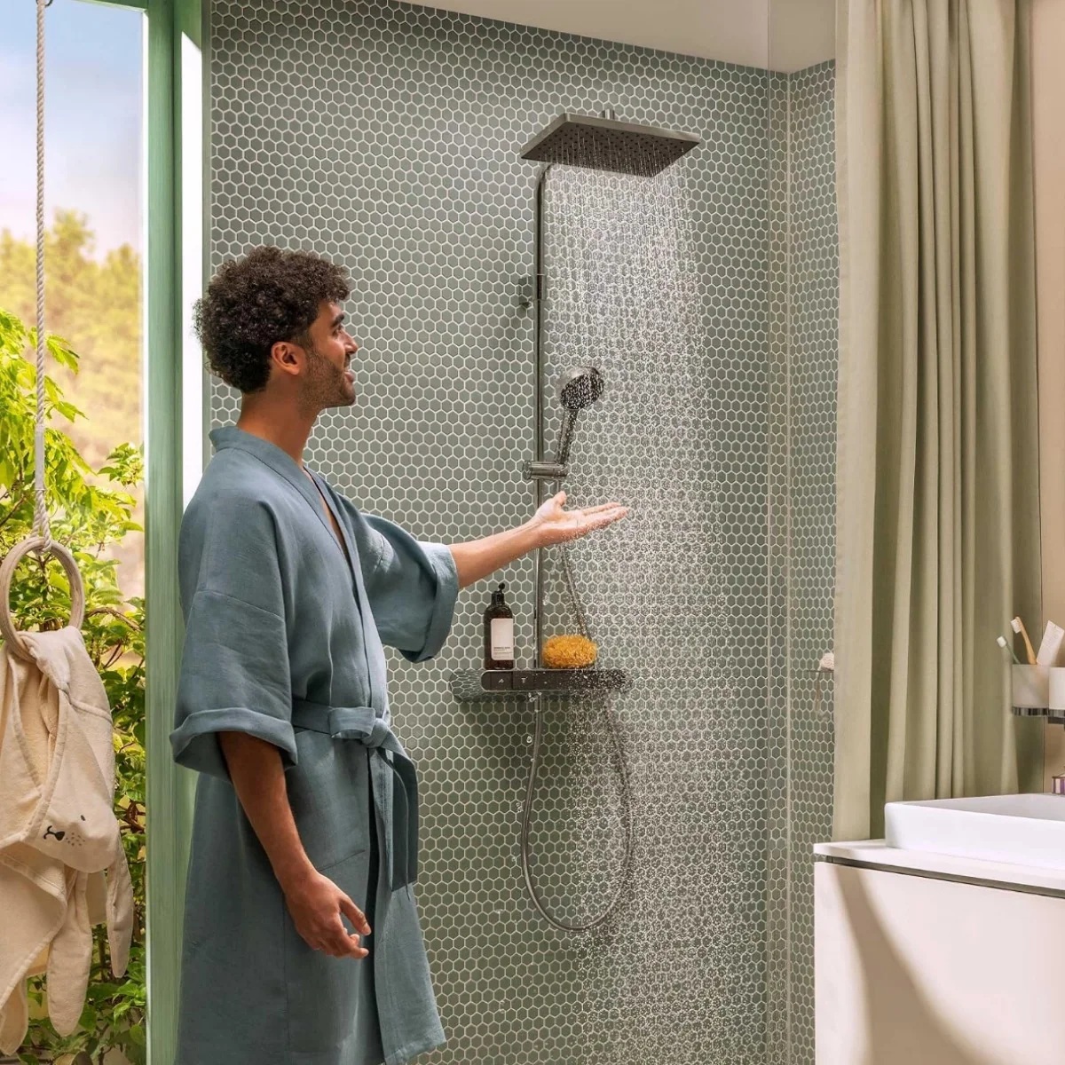 Dušisüsteem Hansgrohe Activera Q 290/180 1jet EcoSmart - Image 3